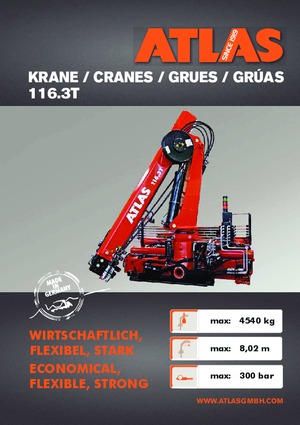 Хидравлични товарни кранове Atlas AK 116.3 T