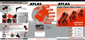 Хидравлични товарни кранове Atlas AK 186.3 A3 