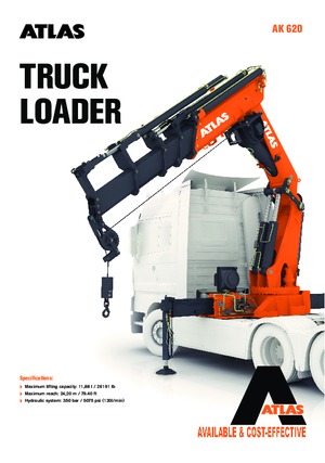 Хидравлични товарни кранове Atlas AK 620.3E A9 