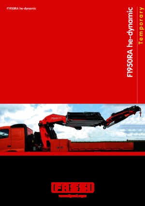 Хидравлични товарни кранове Fassi F 1950 RAL 2.28 he-dynamic