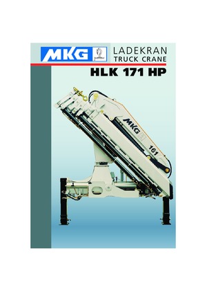 Хидравлични товарни кранове MKG HLK 171 HP a3