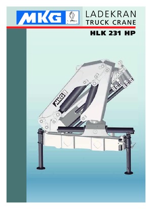 Хидравлични товарни кранове MKG HLK 231 HP a5