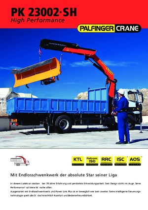 Хидравлични товарни кранове Palfinger PK 23002 SH B