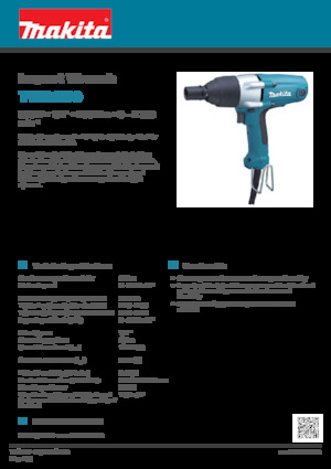 Ударни винтоверти и гаечни ключове Makita TW0250