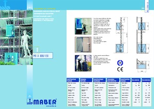 Промишлени подемници Maber MB A 800/150-R