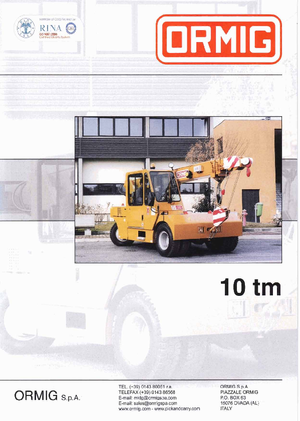 Промишлени подвижни кранове ORMIG 10 tm