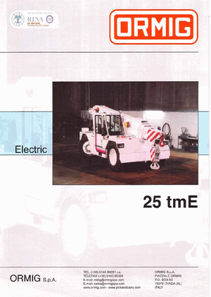 Промишлени подвижни кранове ORMIG 25 tmE