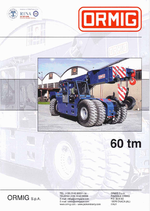 Промишлени подвижни кранове ORMIG 60 tm