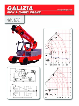 Промишлени подвижни кранове Galizia G 120