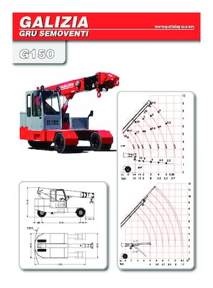 Промишлени подвижни кранове Galizia G 150