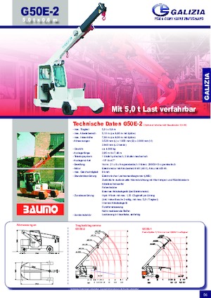 Промишлени подвижни кранове Galizia G 50 E 2