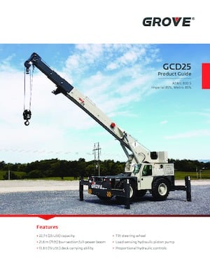 Промишлени подвижни кранове Grove GCD25