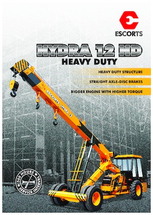 Промишлени подвижни кранове Escorts Hydra-12 HD
