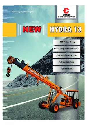Промишлени подвижни кранове Escorts Hydra 13