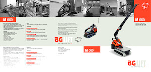 Верижни кранове - телескопична стрела BG Lift M 060