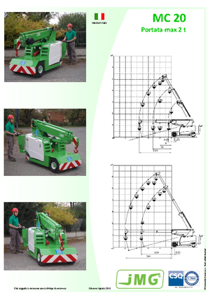 Промишлени подвижни кранове JMG MC 20