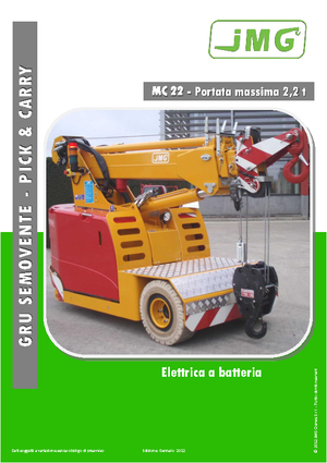 Промишлени подвижни кранове JMG MC 22