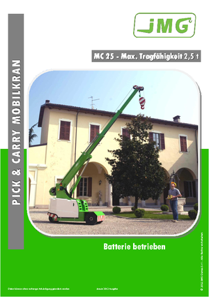 Промишлени подвижни кранове JMG MC 25