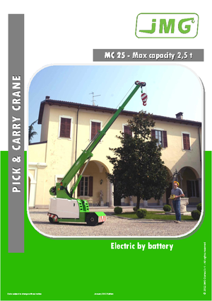 Промишлени подвижни кранове JMG MC 25