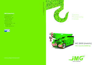 Промишлени подвижни кранове JMG MC 250S