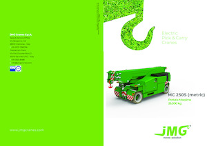Промишлени подвижни кранове JMG MC 250S