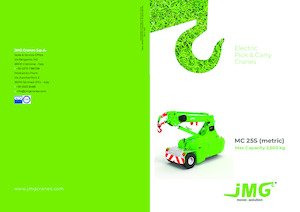 Промишлени подвижни кранове JMG MC 25S