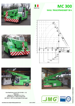 Промишлени подвижни кранове JMG MC 300