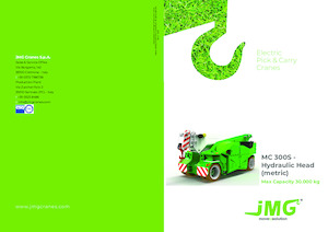 Промишлени подвижни кранове JMG MC 300S HY