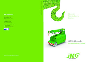 Промишлени подвижни кранове JMG MC 32S