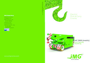 Промишлени подвижни кранове JMG MC 350S 