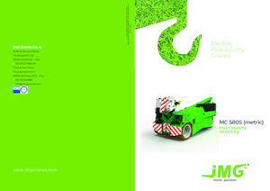Промишлени подвижни кранове JMG MC 580S