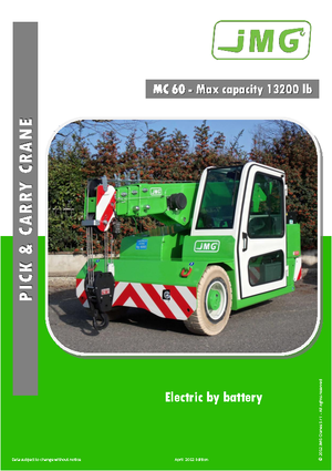 Промишлени подвижни кранове JMG MC 60