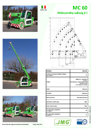 Промишлени подвижни кранове JMG MC 60