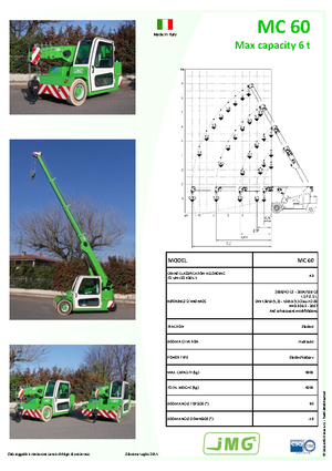 Промишлени подвижни кранове JMG MC 60
