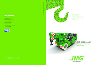 Промишлени подвижни кранове JMG MC 650