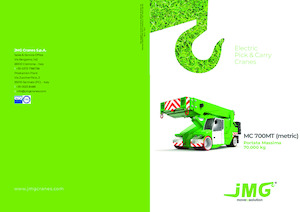 Промишлени подвижни кранове JMG MC 700MT