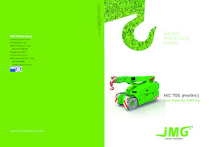 Промишлени подвижни кранове JMG MC 70S