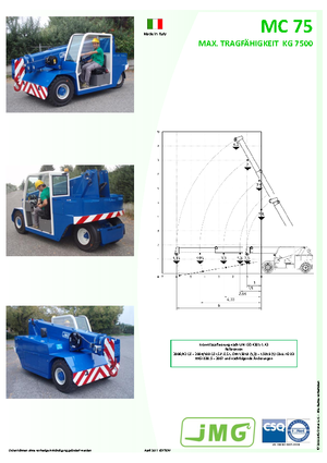 Промишлени подвижни кранове JMG MC 75