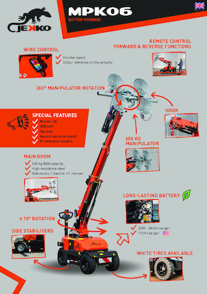 Промишлени подвижни кранове Jekko MPK06V