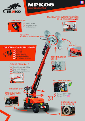 Промишлени подвижни кранове Jekko MPK06V
