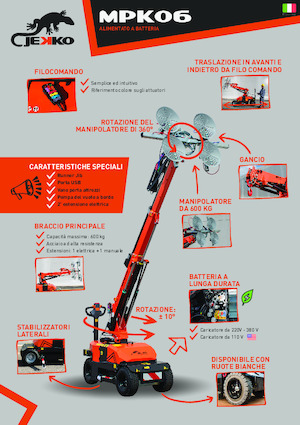 Промишлени подвижни кранове Jekko MPK06V