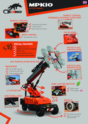 Промишлени подвижни кранове Jekko MPK10