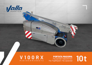 Промишлени подвижни кранове Valla V100RX
