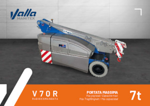 Промишлени подвижни кранове Valla V70R