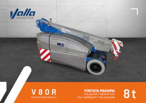 Промишлени подвижни кранове Valla V80R