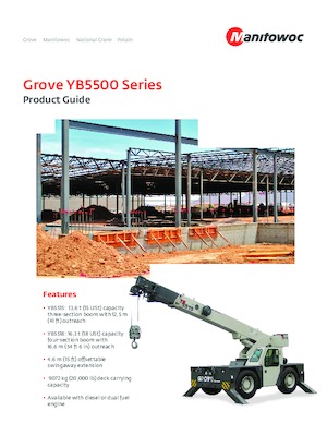 Промишлени подвижни кранове Grove YB5515
