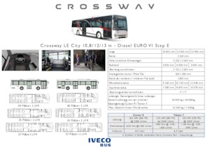 Автобуси за междуградски транспорт Iveco Crossway LE City 12m 