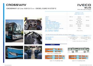 Автобуси за междуградски транспорт Iveco Crossway LE Line 13m