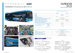 Автобуси за междуградски транспорт Iveco Crossway LE Line 13m ZEV