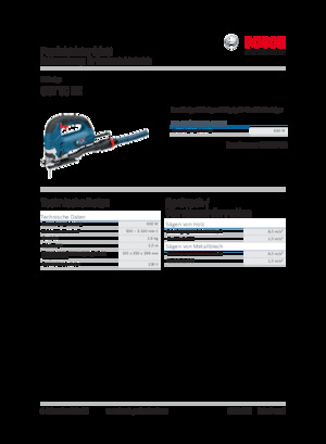 Прободни триони Bosch GST 90 BE
